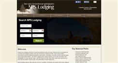 Desktop Screenshot of npslodging.com